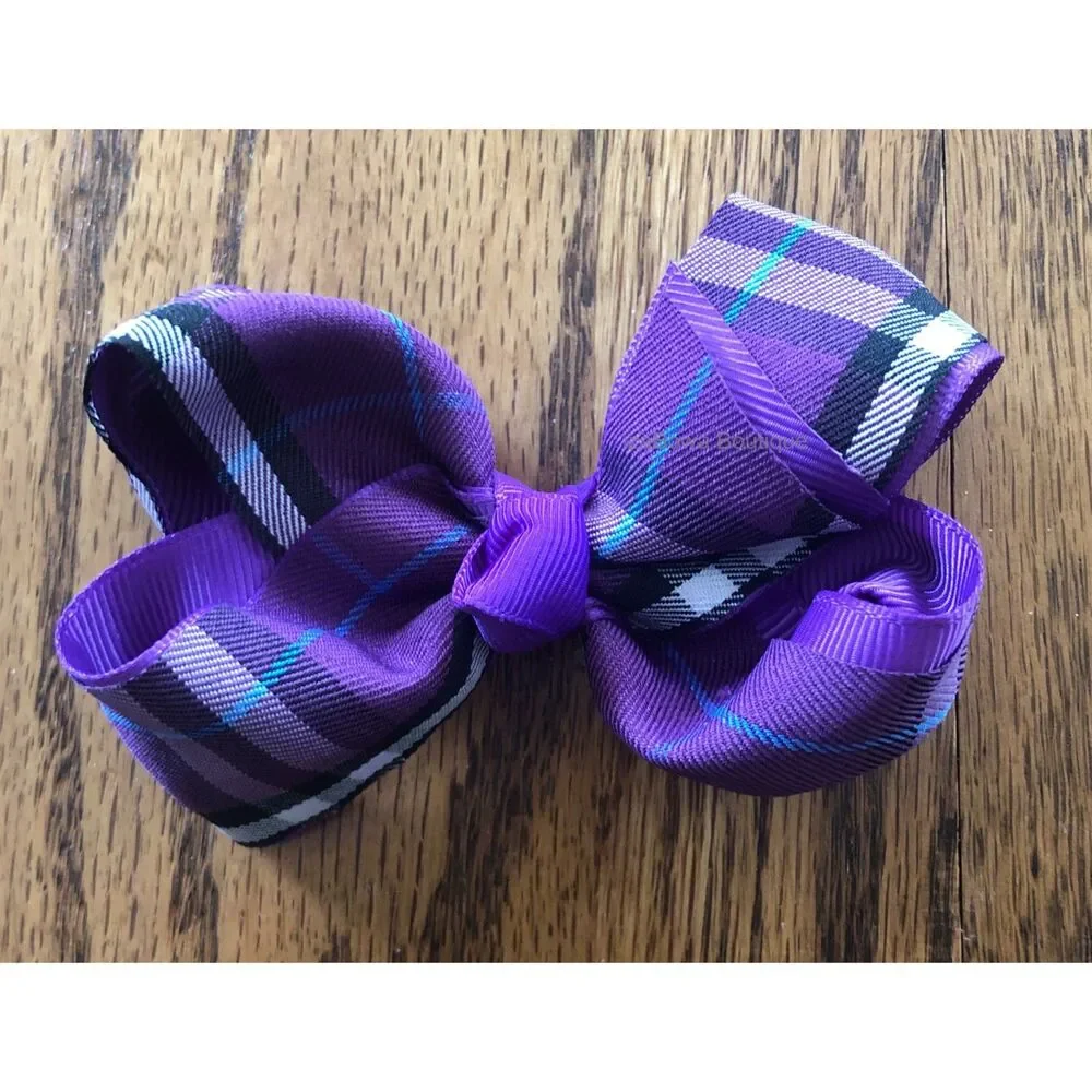 Violet & White Plaid 4